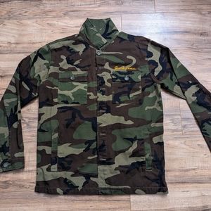 Dark Seas Camouflage Camo Button Jacket